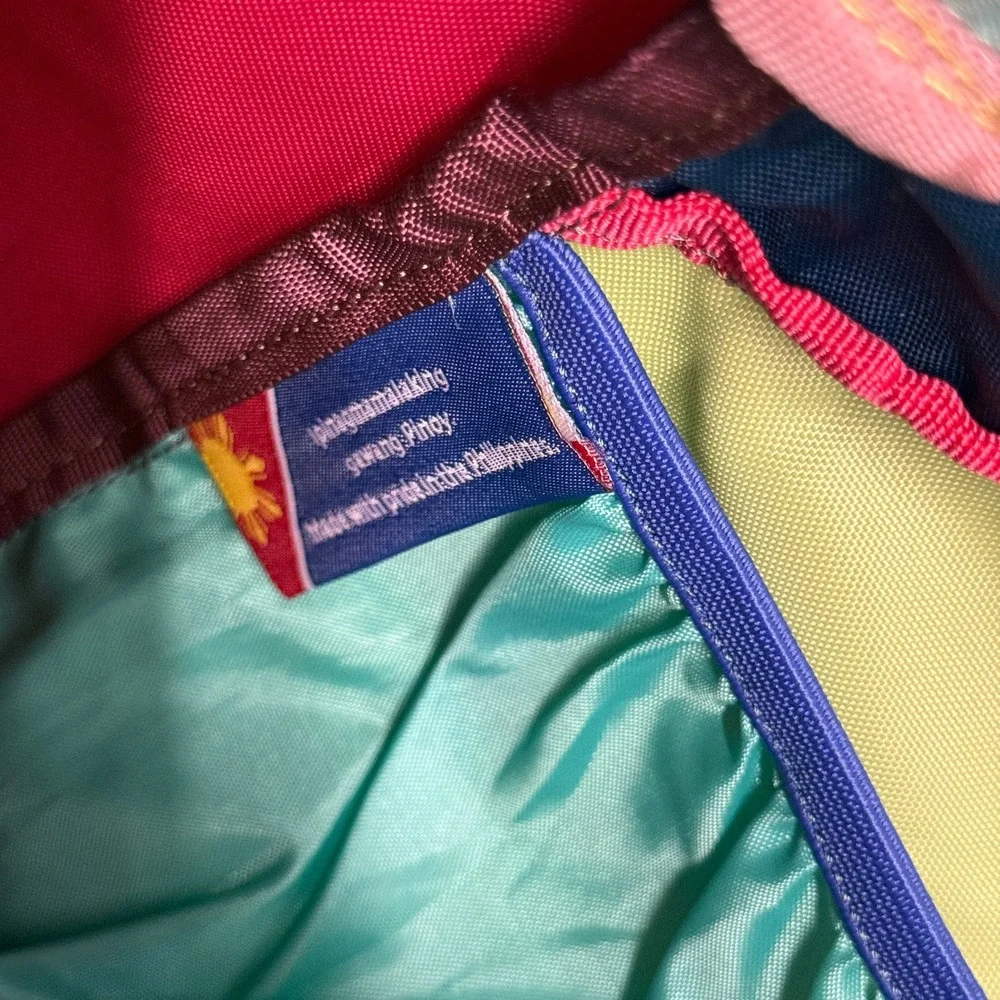 Cotopaxi Luzon 18L Del Dia Backpack Multicolor Colorblock Daypack Kenect Logo